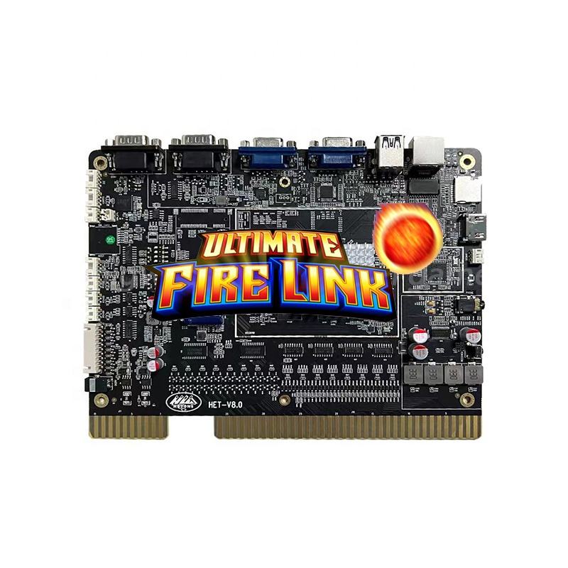 Hot Arcade Game Room 43 Inch Skill Game Machine Board Ultimate Fire Link 8 in 1 Touch Screen Game Card Firelink PCB for 