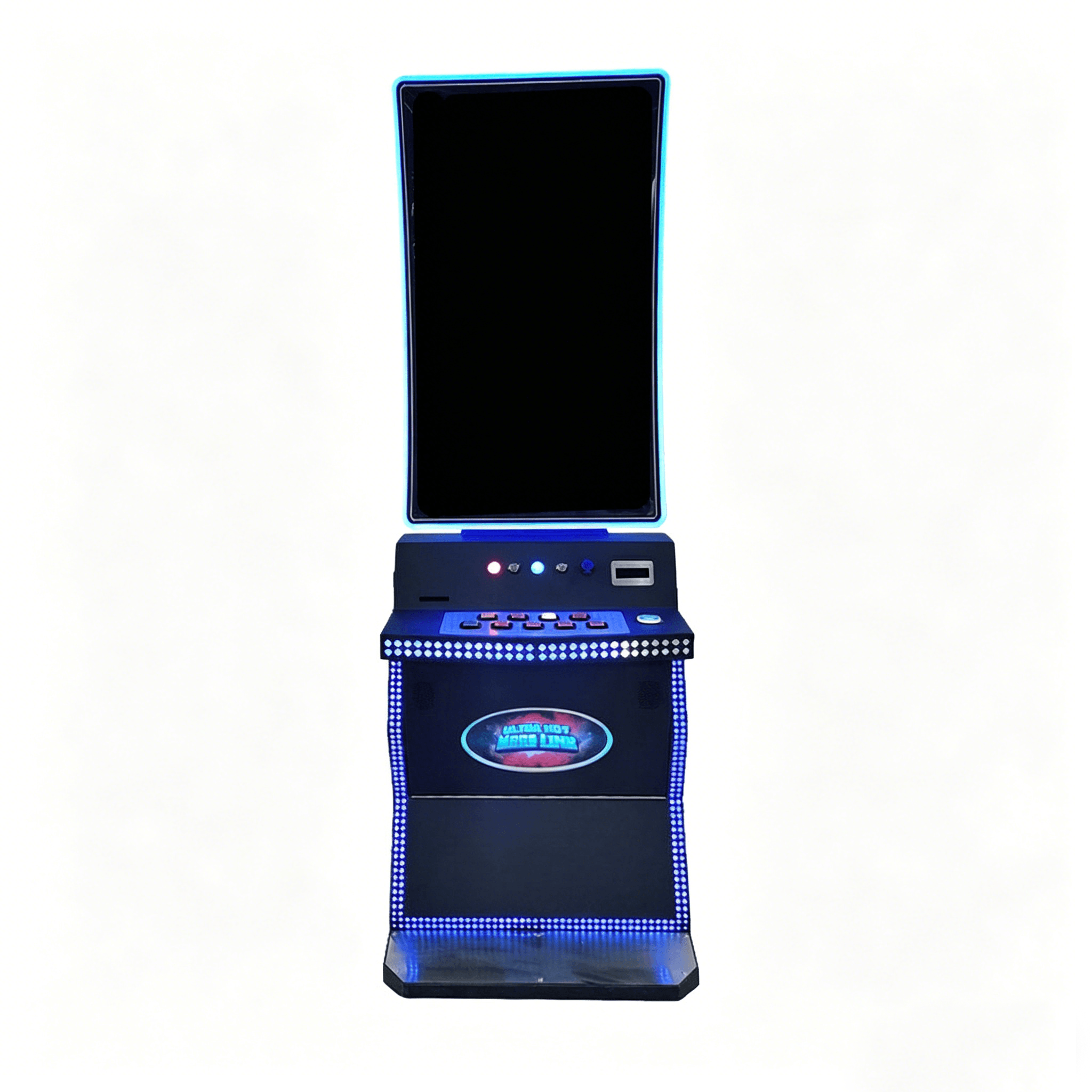 Hot Selling 43 Inch J-Curved Skill Game Machine Cabinet Arcade Life of Luxury Video Game Cabinet with Colorful LED Light